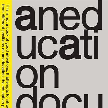 Aneducation • documenta 14