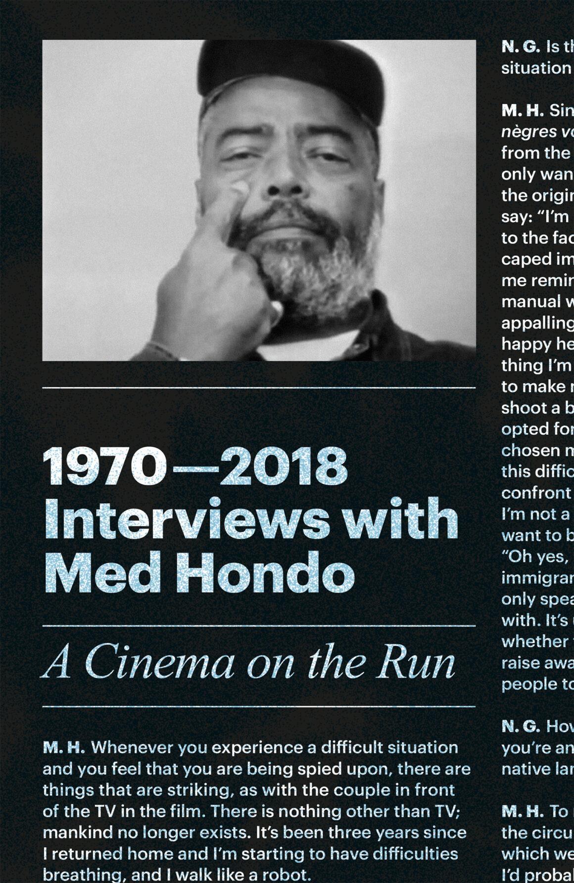 1970–2018 Interviews with Med Hondo